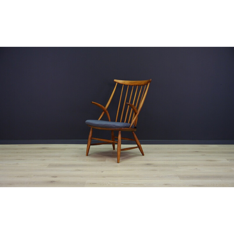 Danish Beech Armchair by Illum Wikkelsø - 1970s