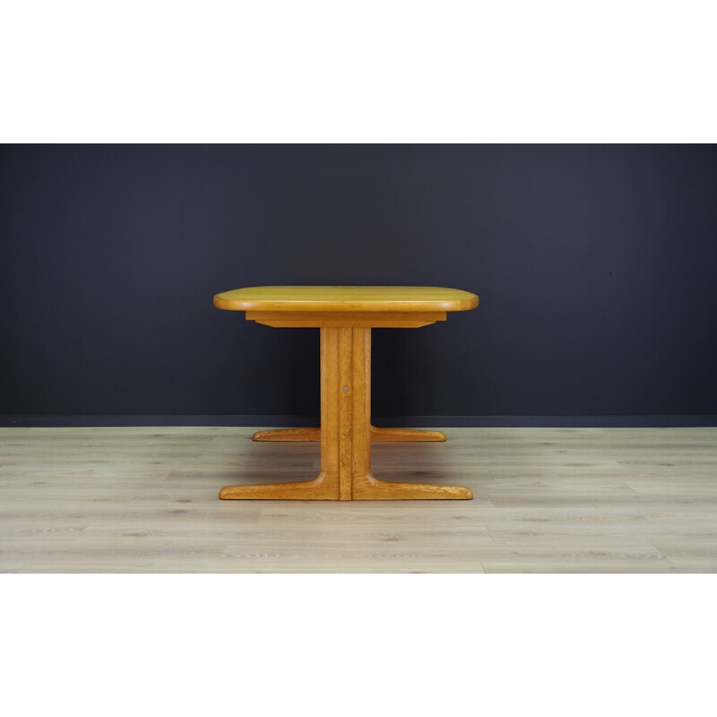 Table authentique danoise en frêne au design classique - 1970