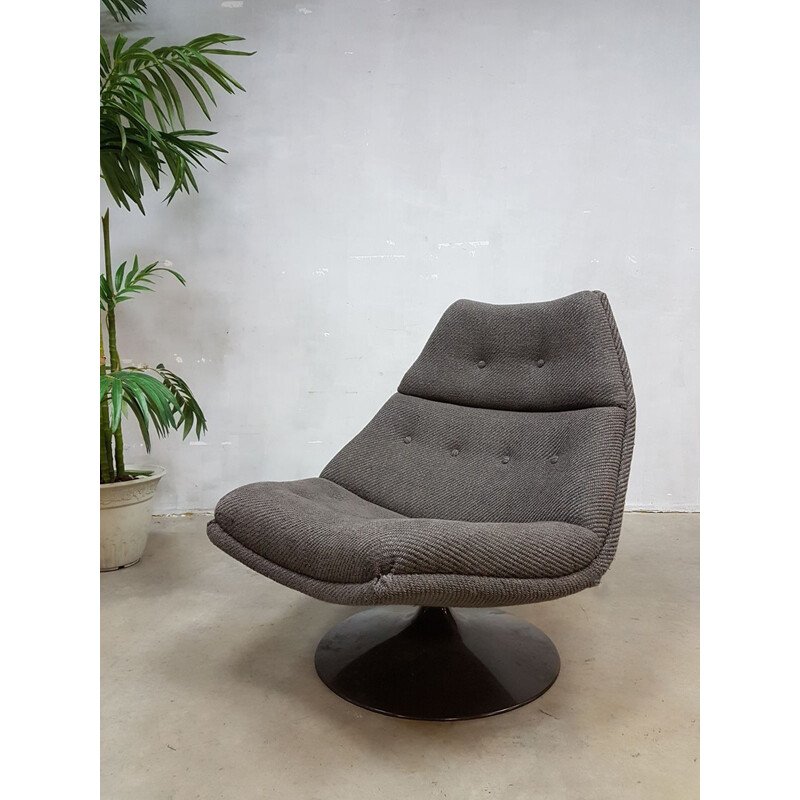 Vintage swivel chair F511 by Geoffrey Harcourt for Artifort - 1960s