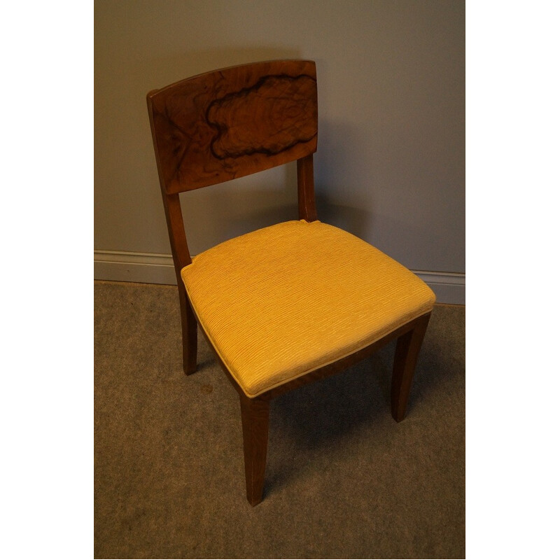 Office chair in elm burl - 1930s