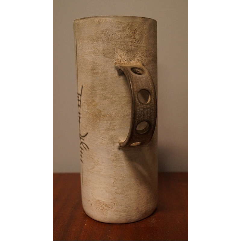Ceramic pitcher by Henri Cimal - 1950s