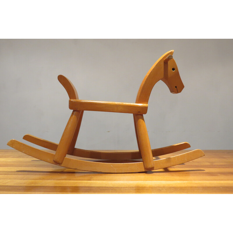 Original vintage by rocking horse Kay Bojesen - 1960s