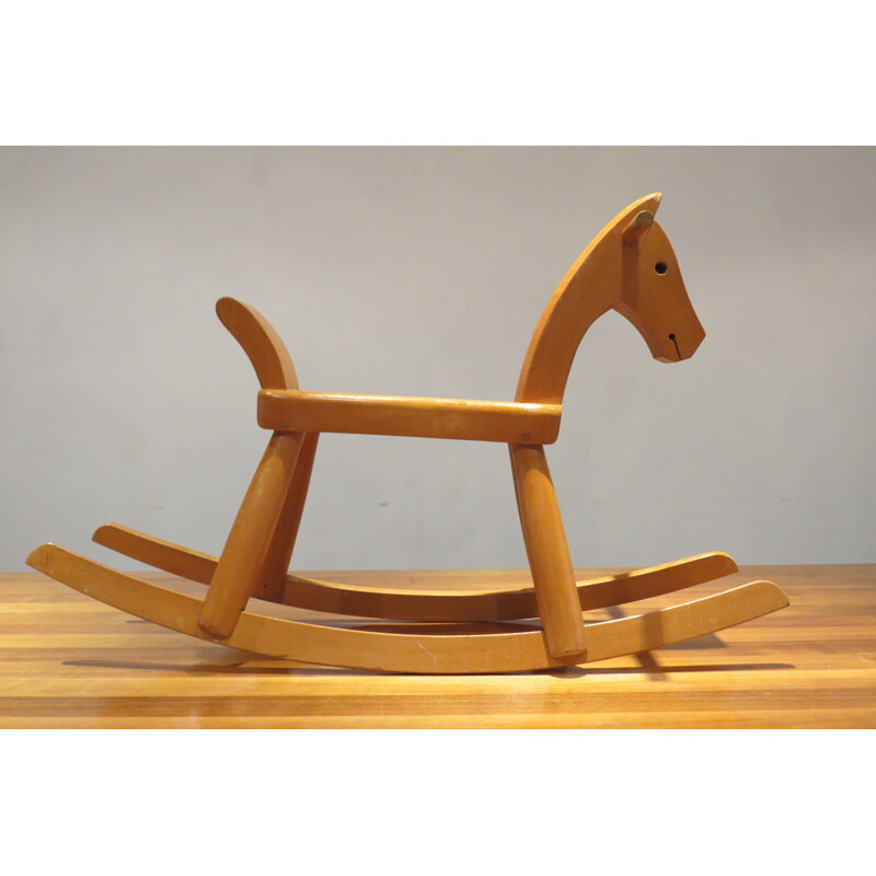 Original vintage by rocking horse Kay Bojesen - 1960s