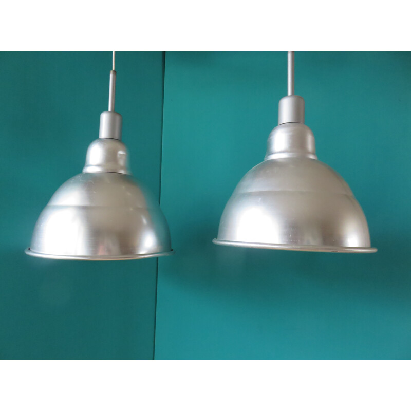 Vintage factory pendant lamp, 1950