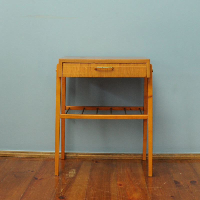 Petite commode en teck vintage scandinave - 1960