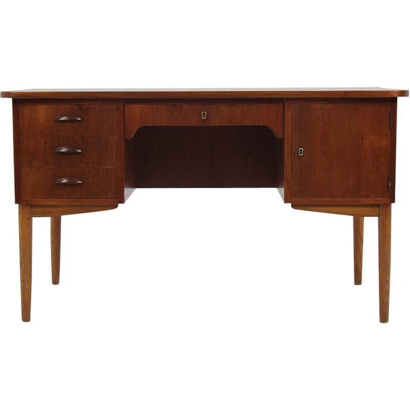 Danish teak writing desk - 1960s 