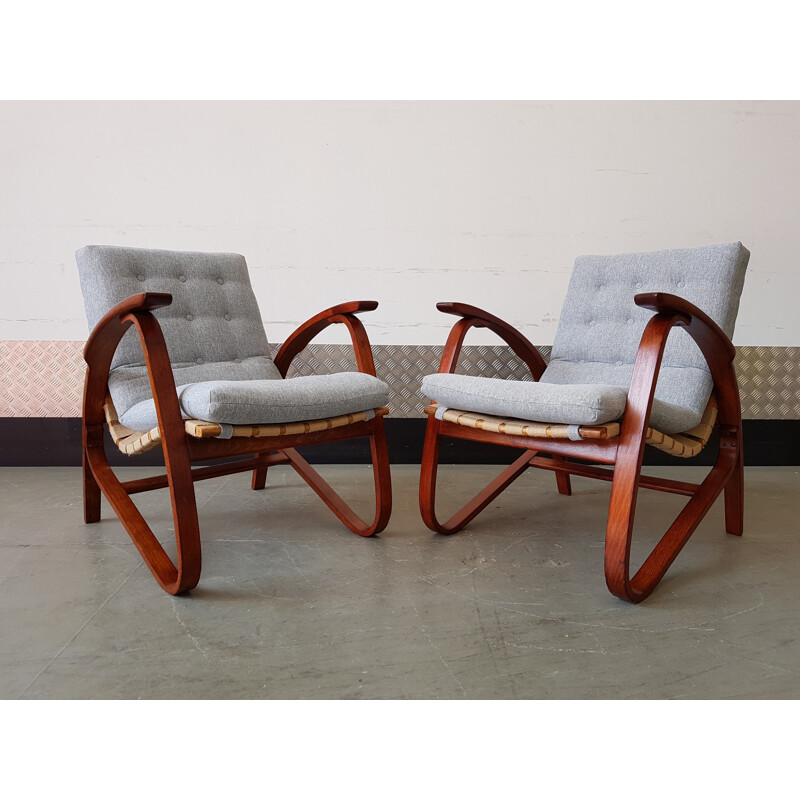 Vintage Armchair by Jan Vanek Czech - 1930s​