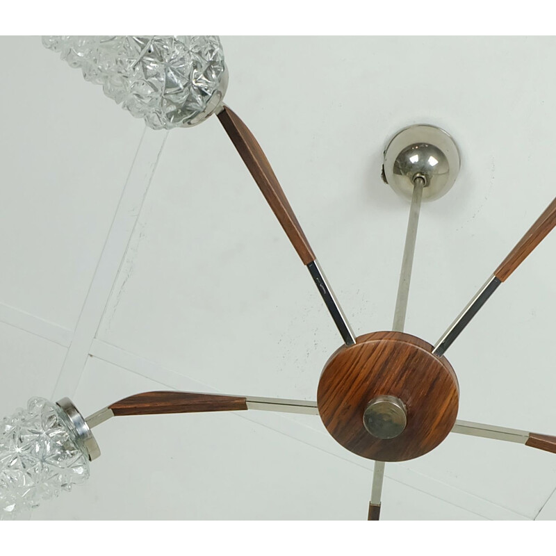 Vintage Sputnik Spider Chandelier - 1950s