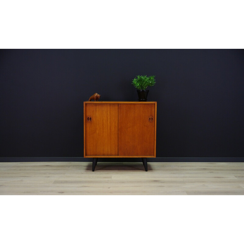 Cabinet danois en teck rétro classique par Johannes Andersen - 1970