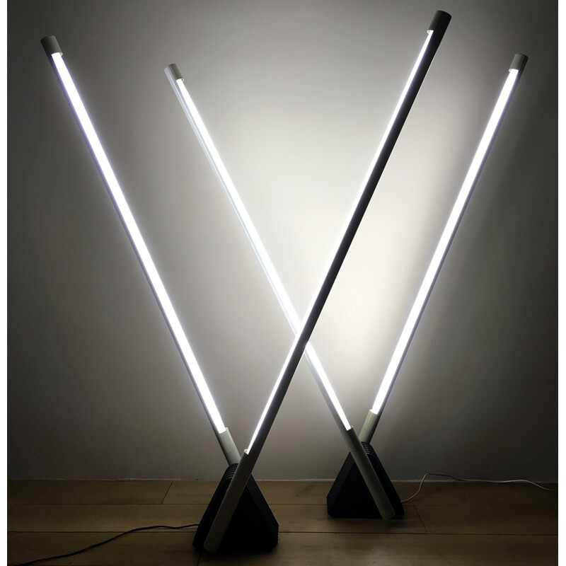 Pair of lights by Rodolfo Bonetto for Luci - 1980s