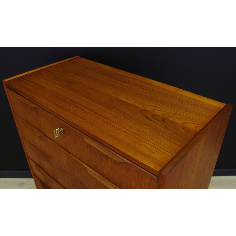 Vintage Danish Teak Chest of Drawers - 1970s