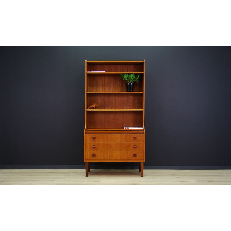 Vintage Danish Teak Bookcase - 1970s