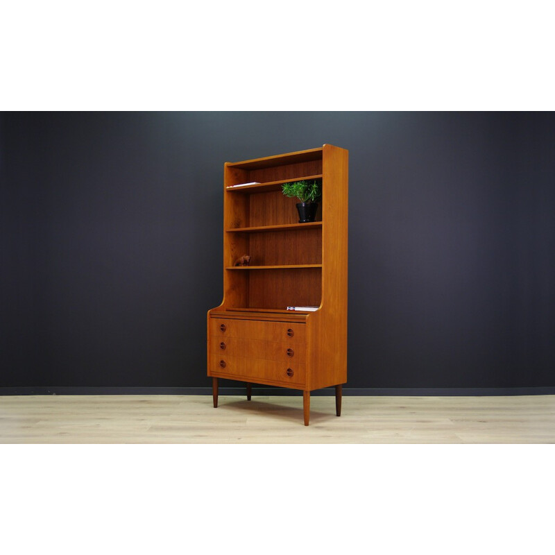 Vintage Danish Teak Bookcase - 1970s