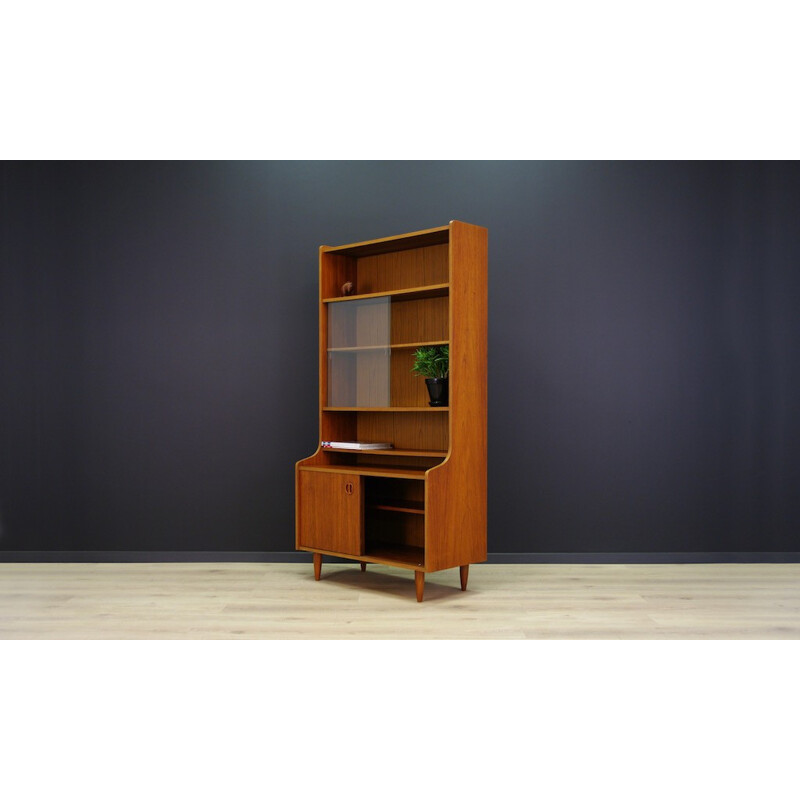 Vintage Danish Teak Bookcase - 1970s