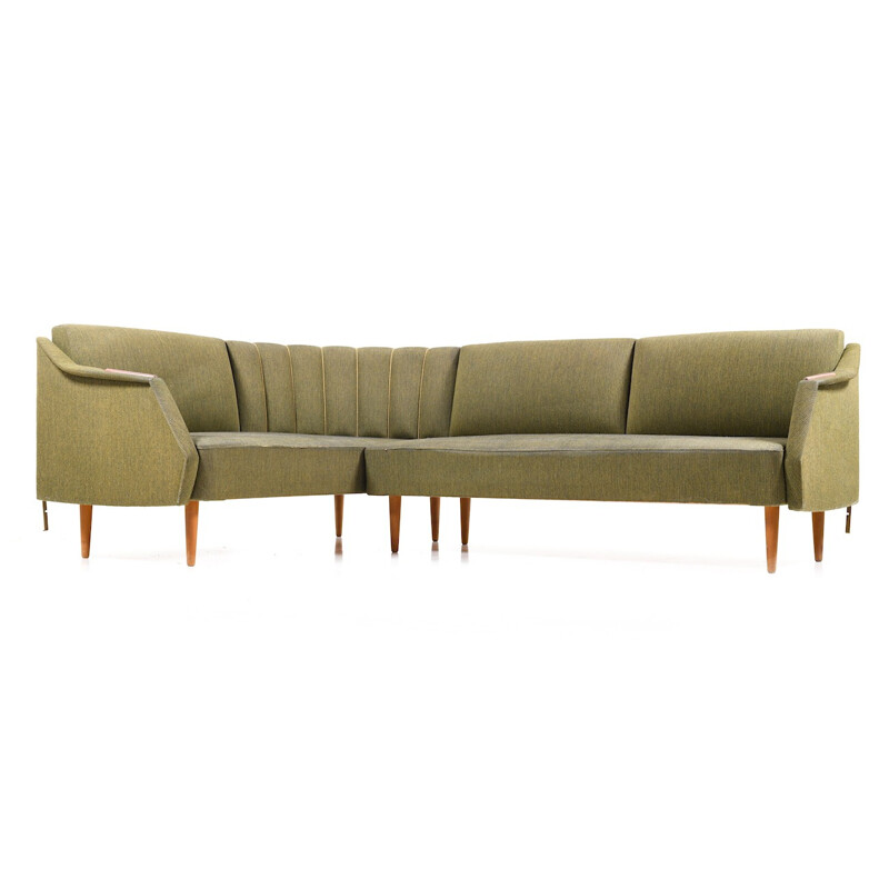 Vintage-Sofa skandinavisch grün - 1950