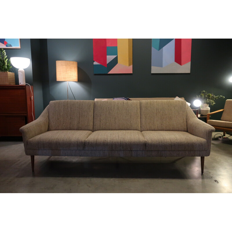 Grey Vintage Scandinavian Sofa - 1960s