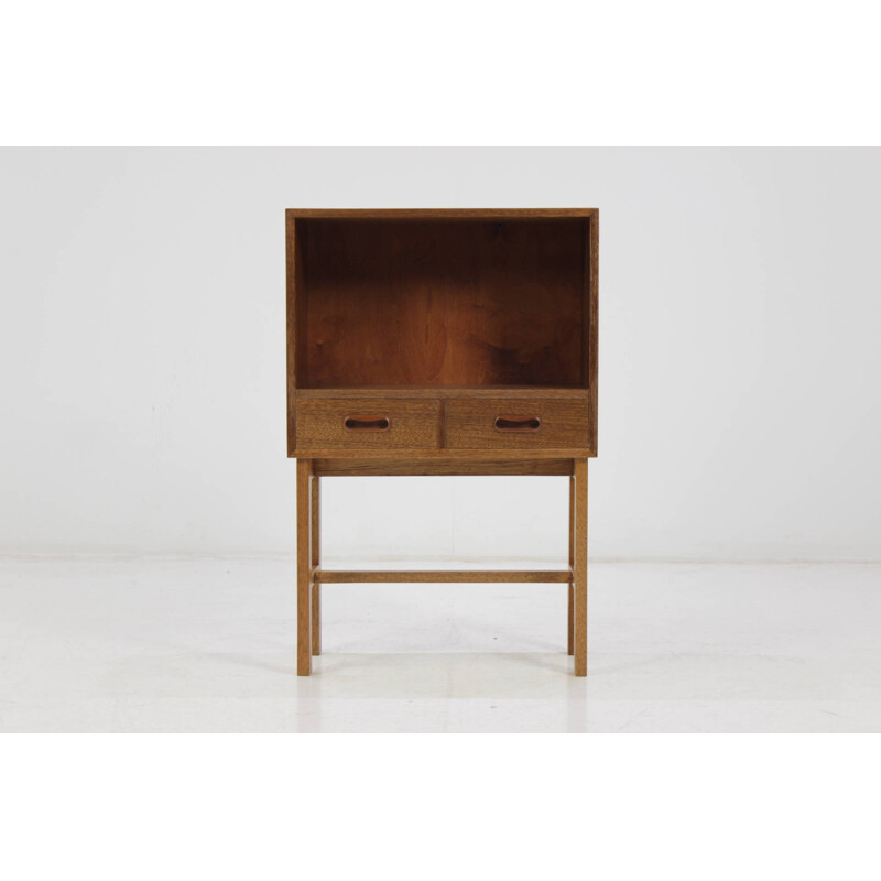 Vintage scandinavian Solid Teak Cabinet - 1960s