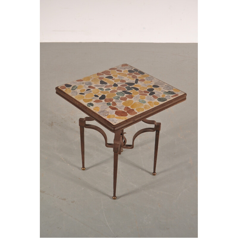 Vintage bronze side table - 1950s 