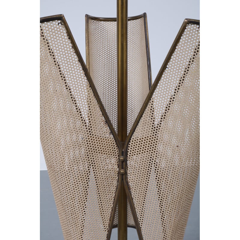 Perforated metal umbrella stand - 1950s 