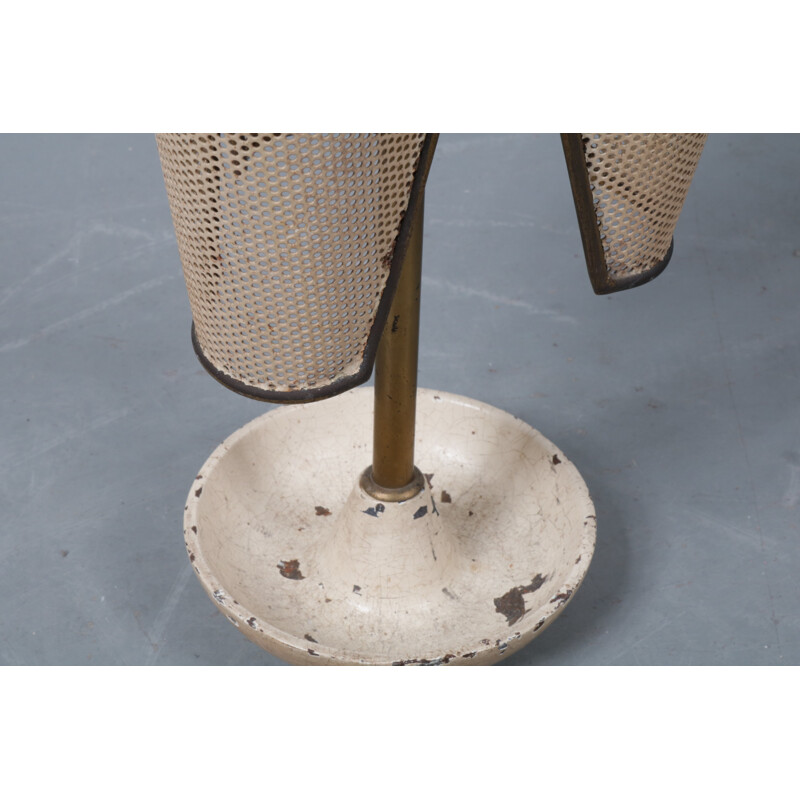 Perforated metal umbrella stand - 1950s 