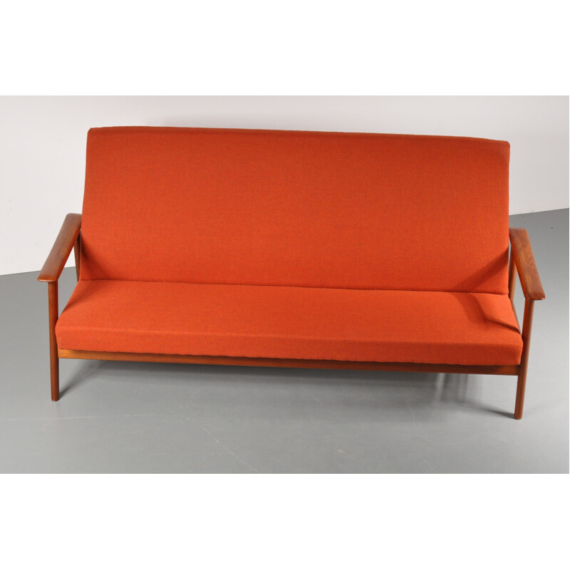 Vintage scandinavian 3 seaters sofa - 1950s