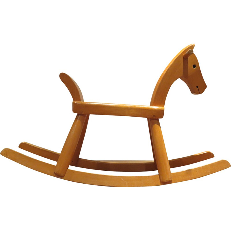 Original vintage by rocking horse Kay Bojesen - 1960s