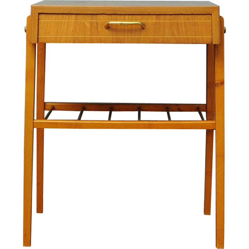 Petite commode en teck vintage scandinave - 1960