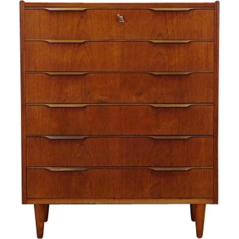 Vintage Danish Teak Chest of Drawers - 1970s