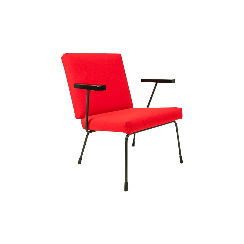 Red armchair "415/1401", Wim RIETVELD - 1950s
