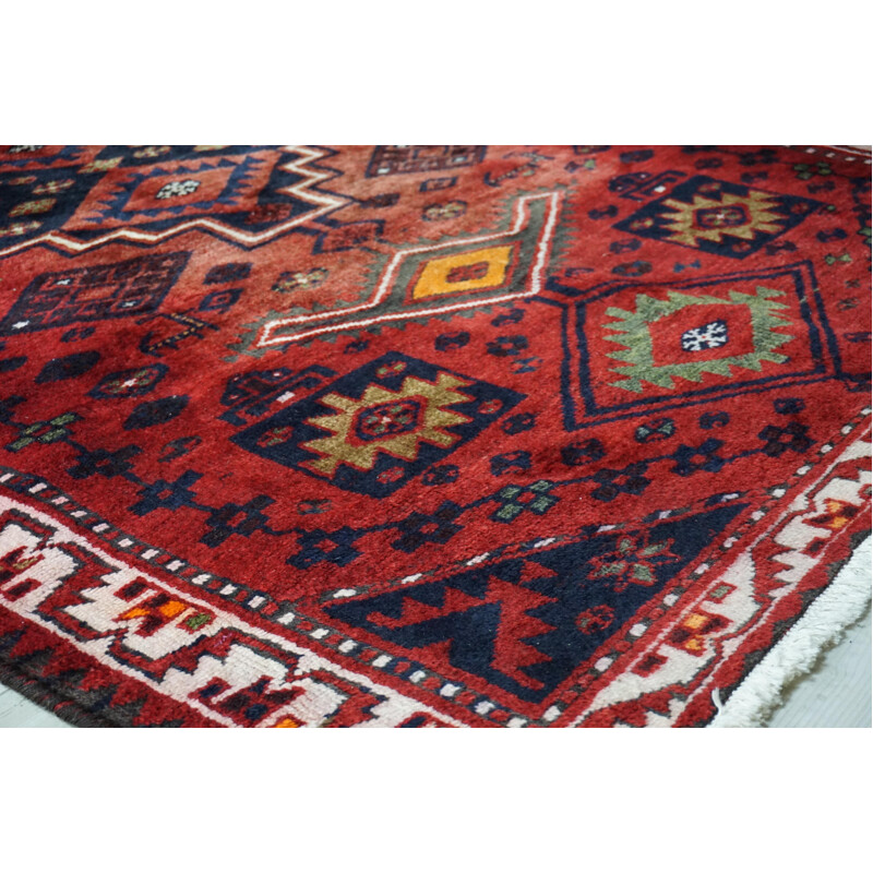 Kurdish carpet pure wool hand knotted 245 x 165 - 1975