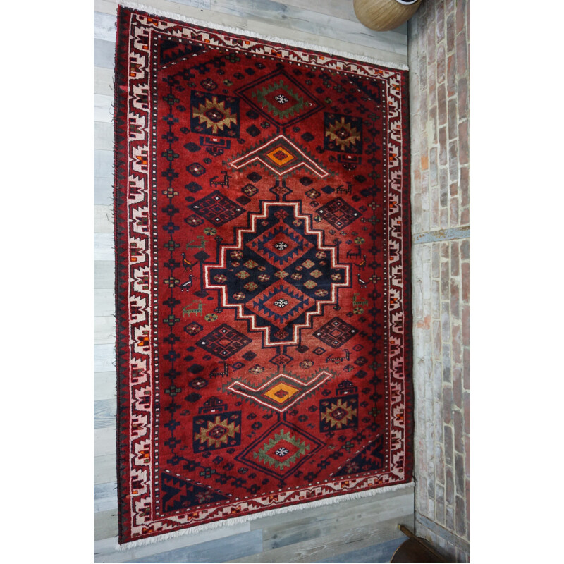 Kurdish carpet pure wool hand knotted 245 x 165 - 1975