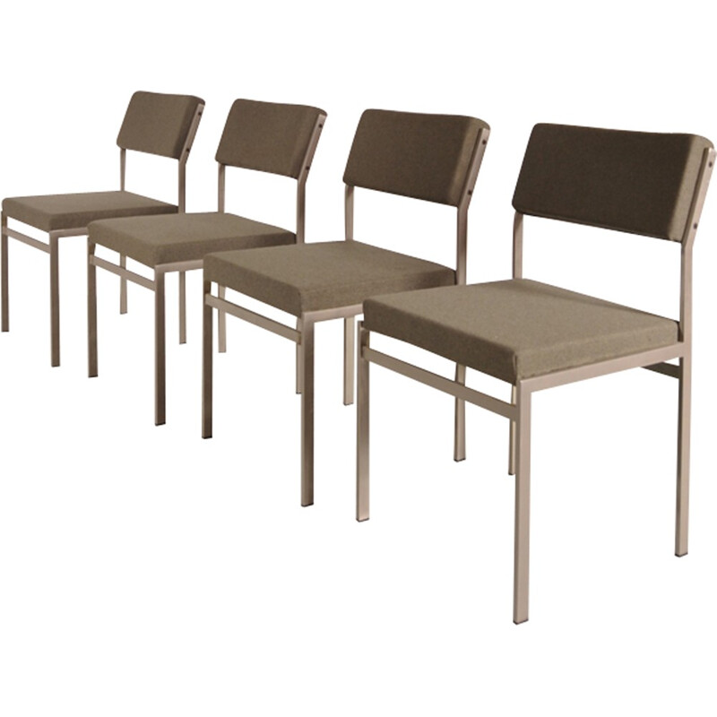Set of 4 dining chairs by Cees BRAAKMAN - 1960s