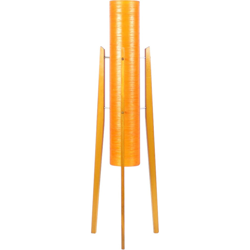 Orange Rocket Lamp by Novoplast - 1960s