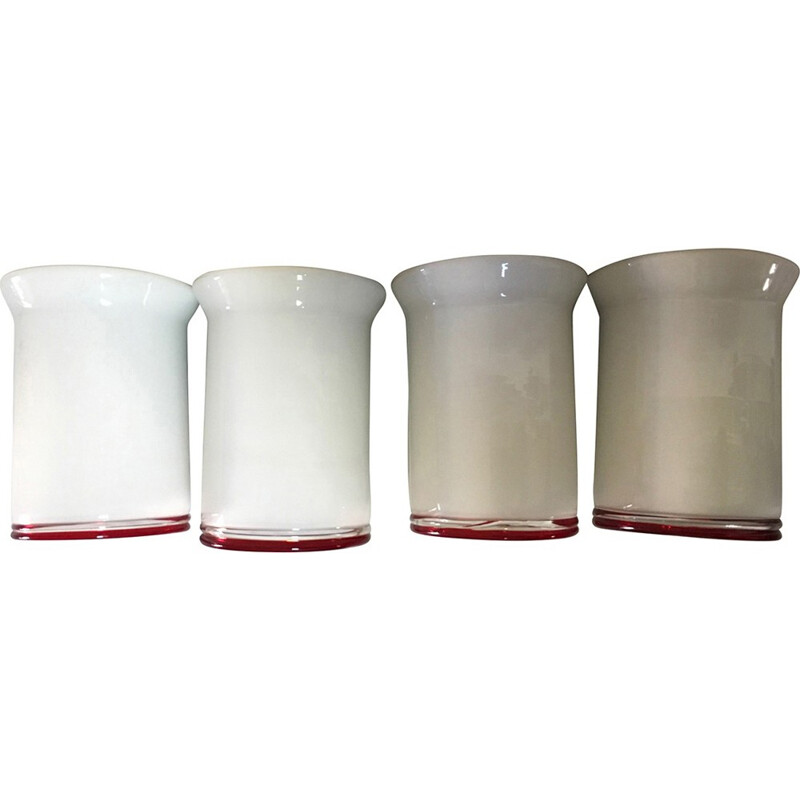 Set of 4 ceiling lights by Roberto Pamio and Renato Toso - 1970s