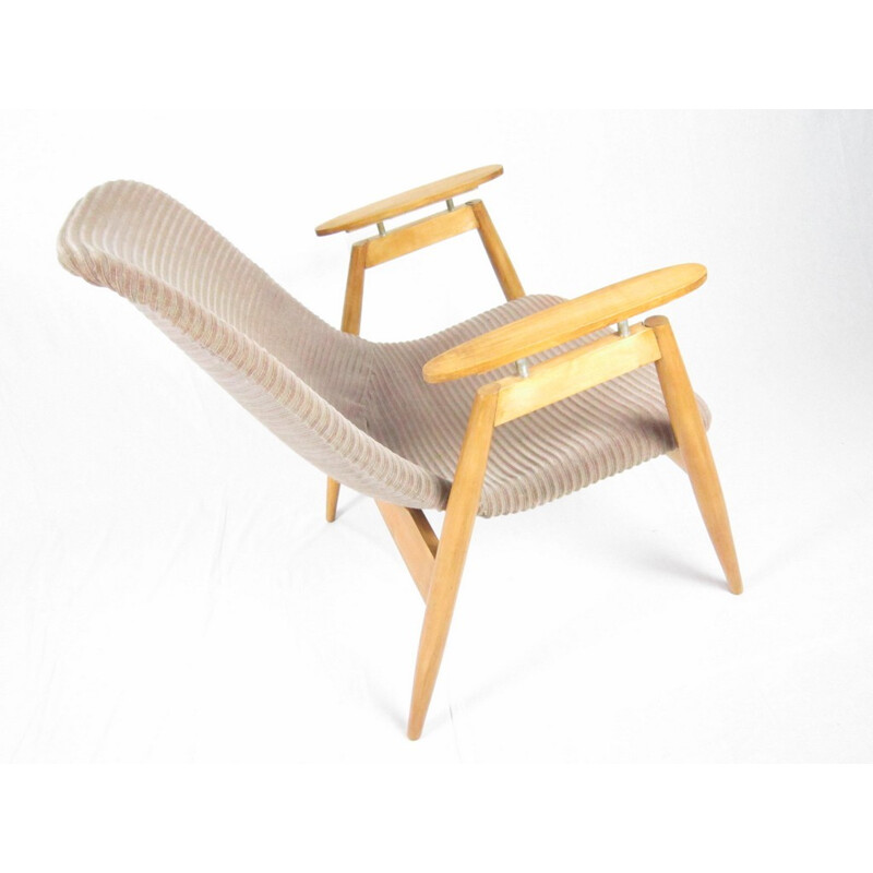 Sillón vintage de Miroslav Navrátil, Checoslovaquia - 1950