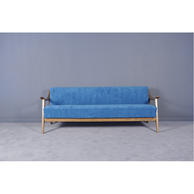 Vintage Extendable 3 Seater Sofa - 1960s