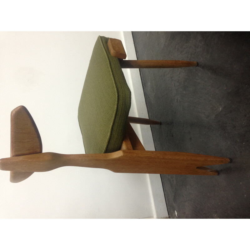 Tripod chair by Guillerme and Chambron - 1950s