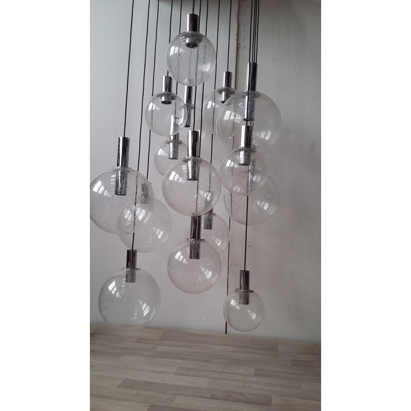 Vintage Raak Chandelier - 1970s