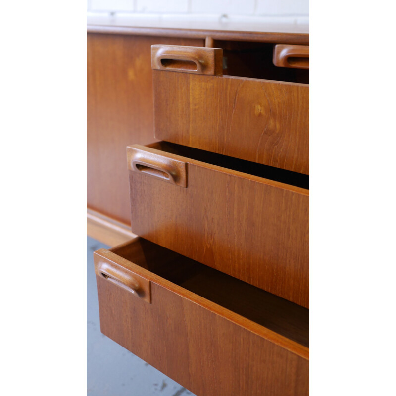 McIntosh sliding door teak sideboard c. - 1967s