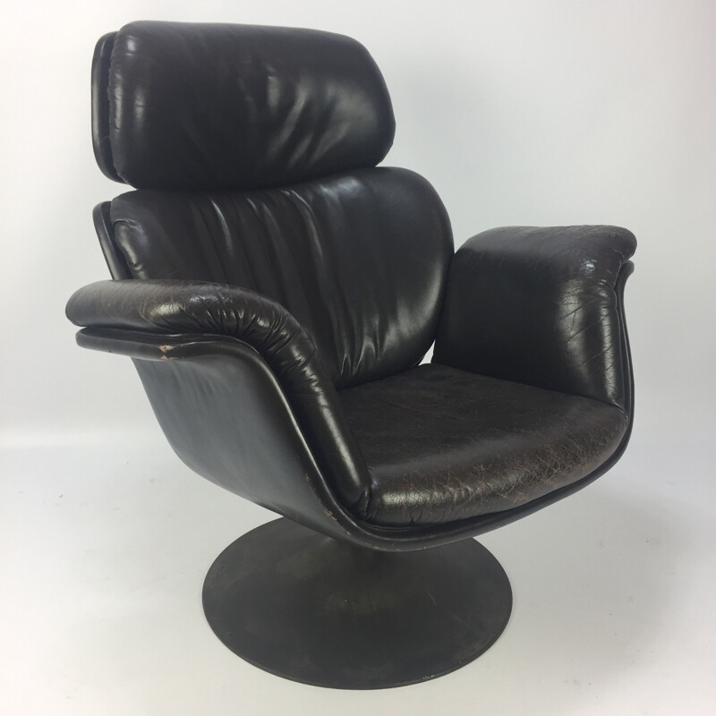 Big Tulip Chair with Ottoman by Pierre Paulin for Artifort - 1970s