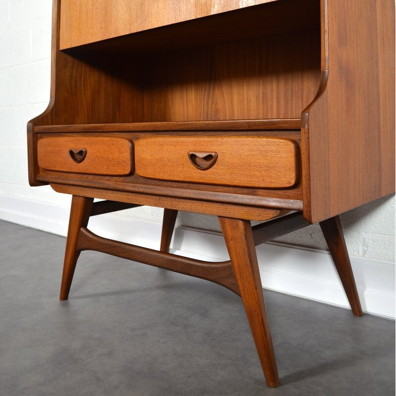 Secretary Bar cabinet by Louis Van Teeffelen for Wébé - 1960s