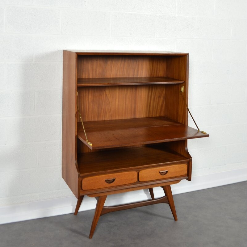 Secretary Bar cabinet by Louis Van Teeffelen for Wébé - 1960s