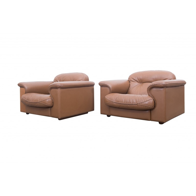 2 fauteuils lounge "Ds 101" par De Sede - 1960