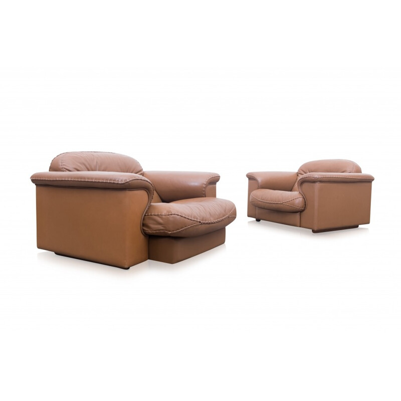 2 fauteuils lounge "Ds 101" par De Sede - 1960