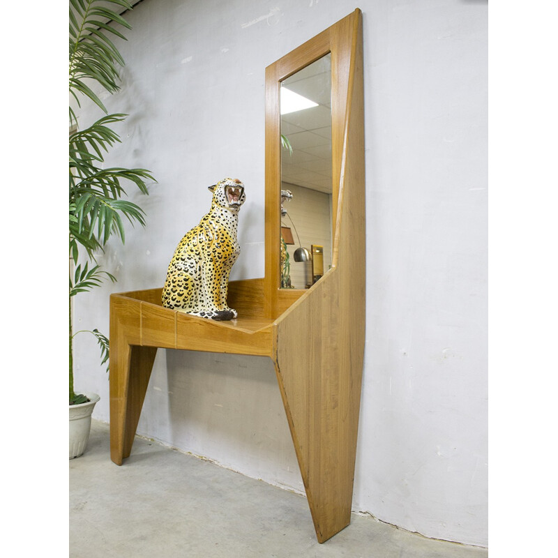 Vintage unique design asymmetric dressing table - 1960s