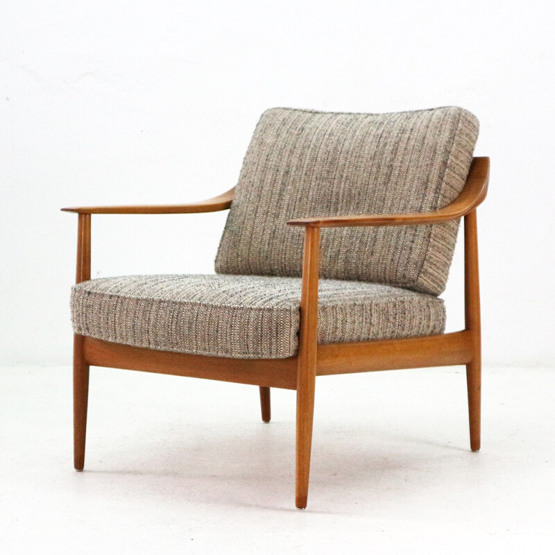 Antimott Cherrywood Armchair by Knoll - 1960s