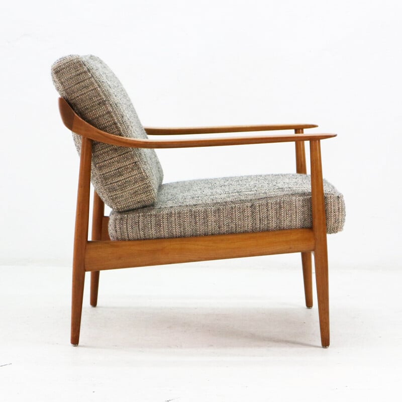 Antimott Cherrywood Armchair by Knoll - 1960s