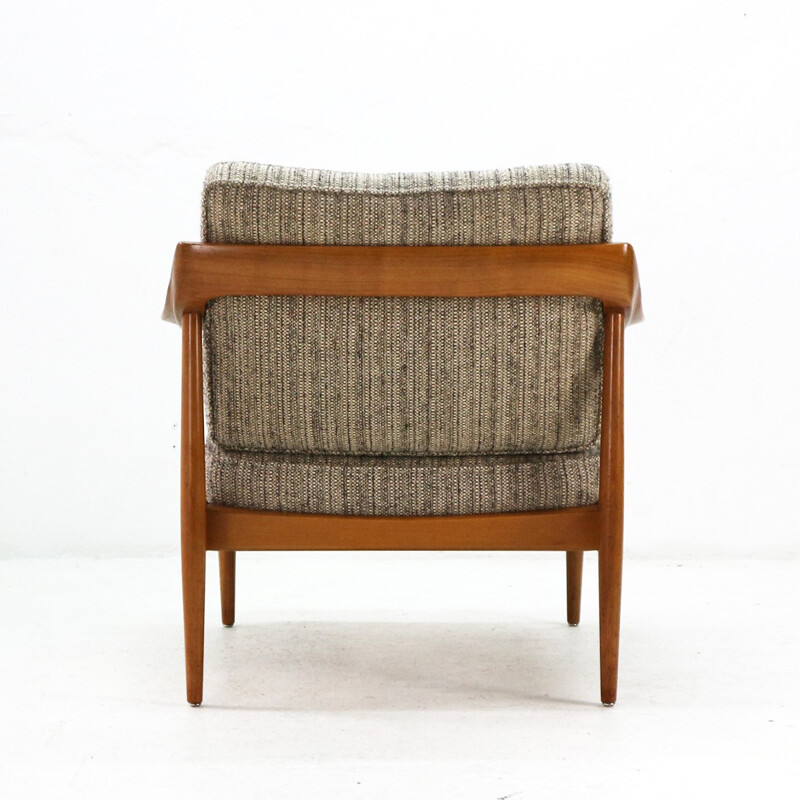 Antimott Cherrywood Armchair by Knoll - 1960s