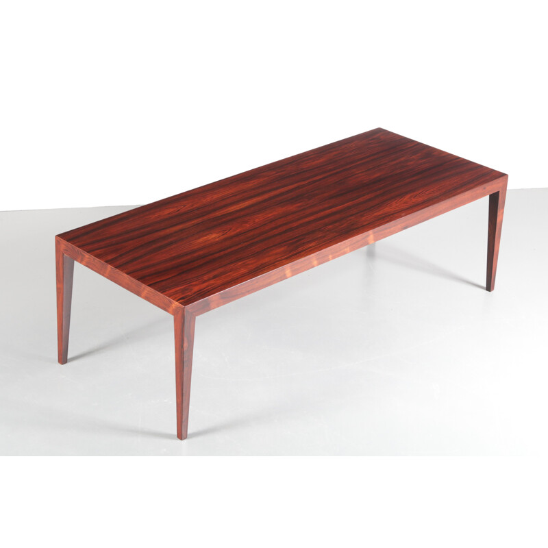 Elegant rectangular coffee table by Severin HANSEN - 1960s