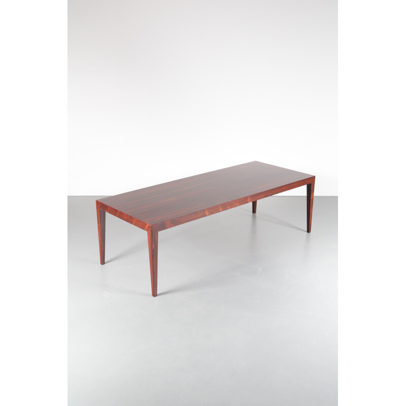 Elegant rectangular coffee table by Severin HANSEN - 1960s